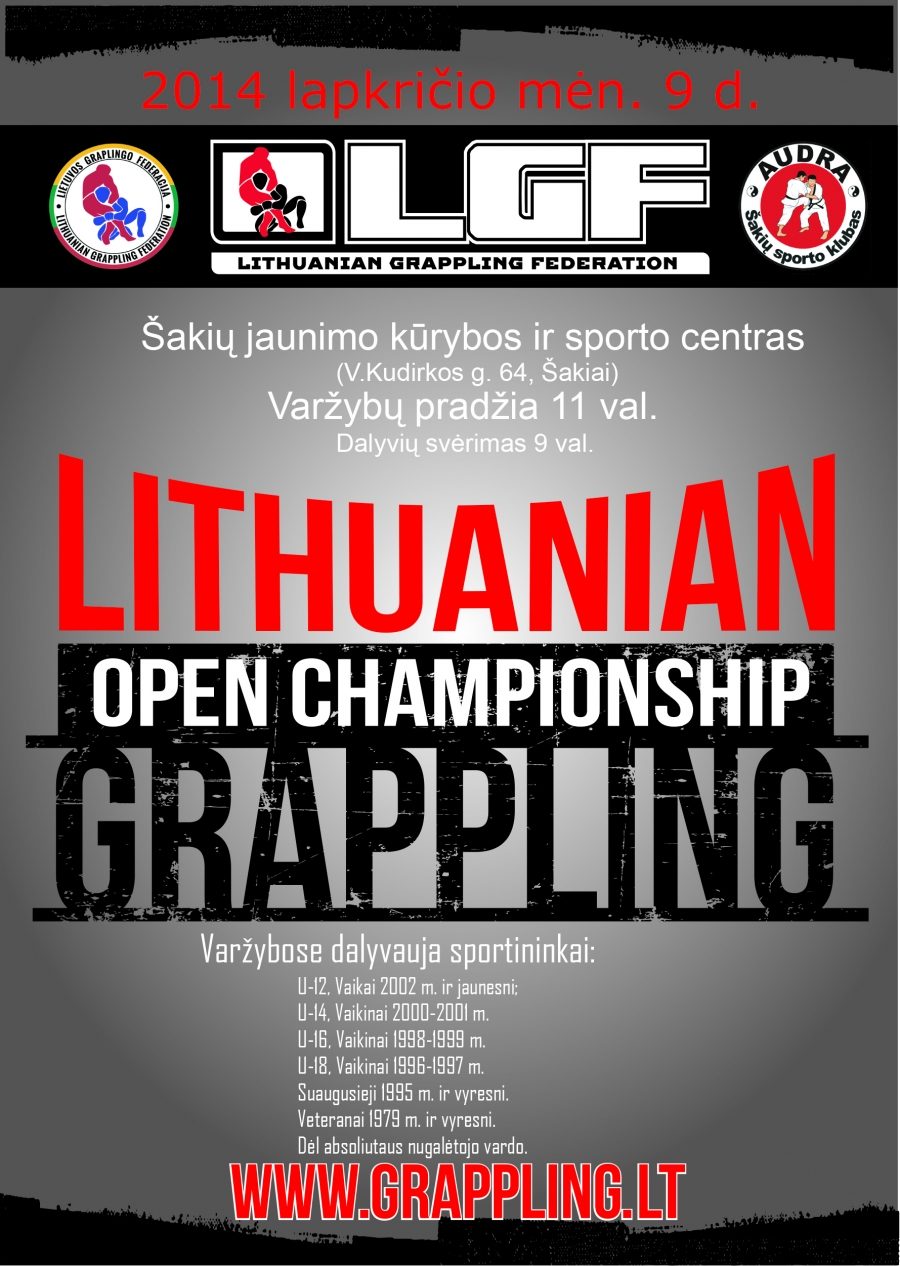 Lithuanian Open Championship – poster