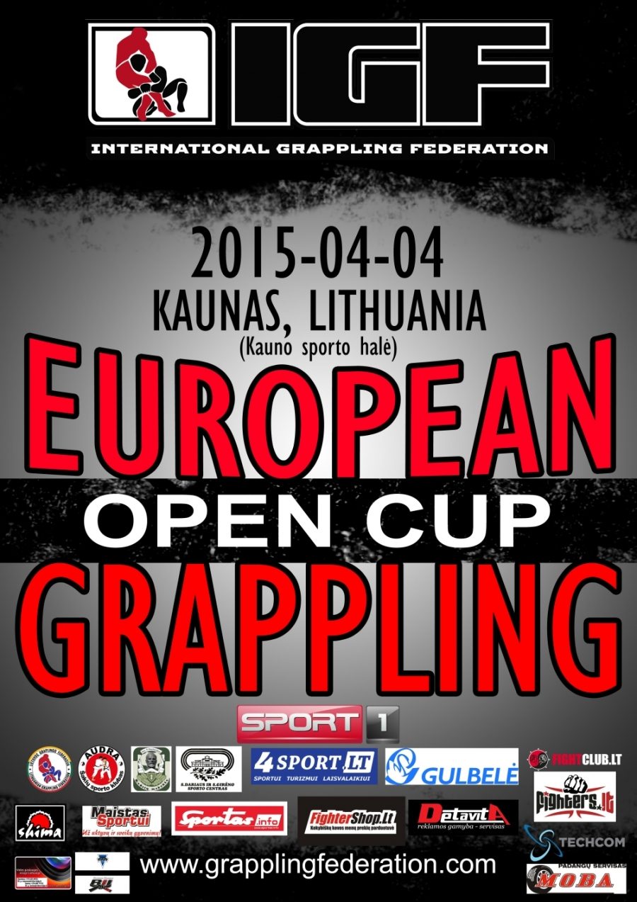 European Grappling Open Cup results – poster