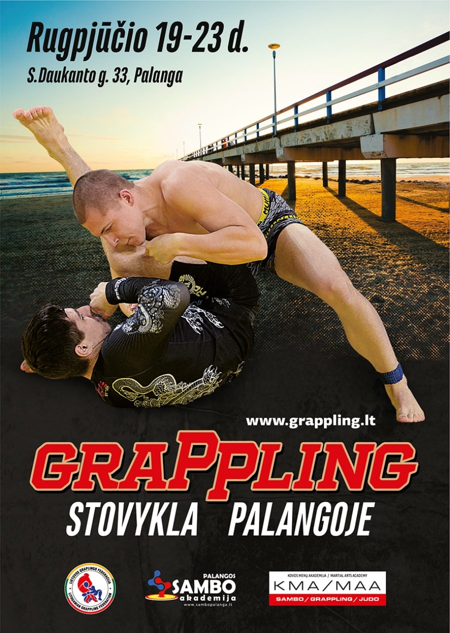 International grappling camp "Palanga 2019" – poster