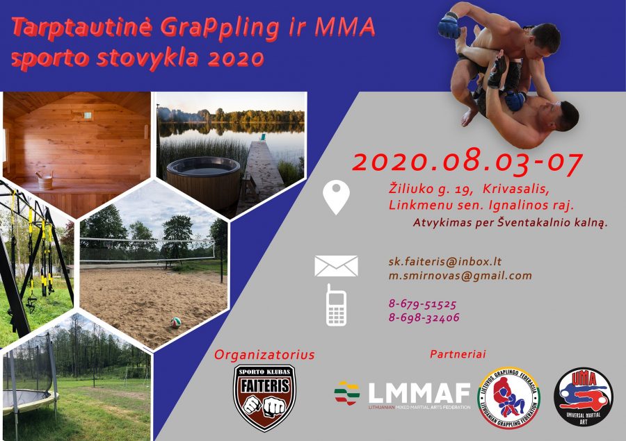 International Grappling and MMA Summer Sports Camps – poster