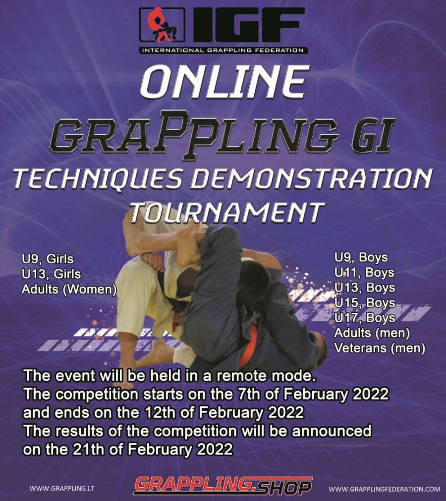 International Grappling Gi Techniques Demonstration Tournament – poster