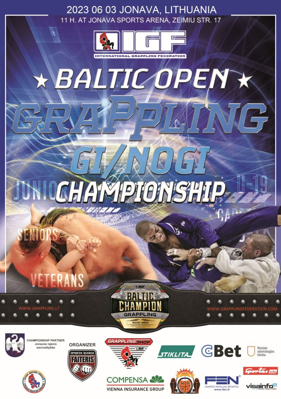Baltic Open Grappling Gi/NoGi Championship – poster