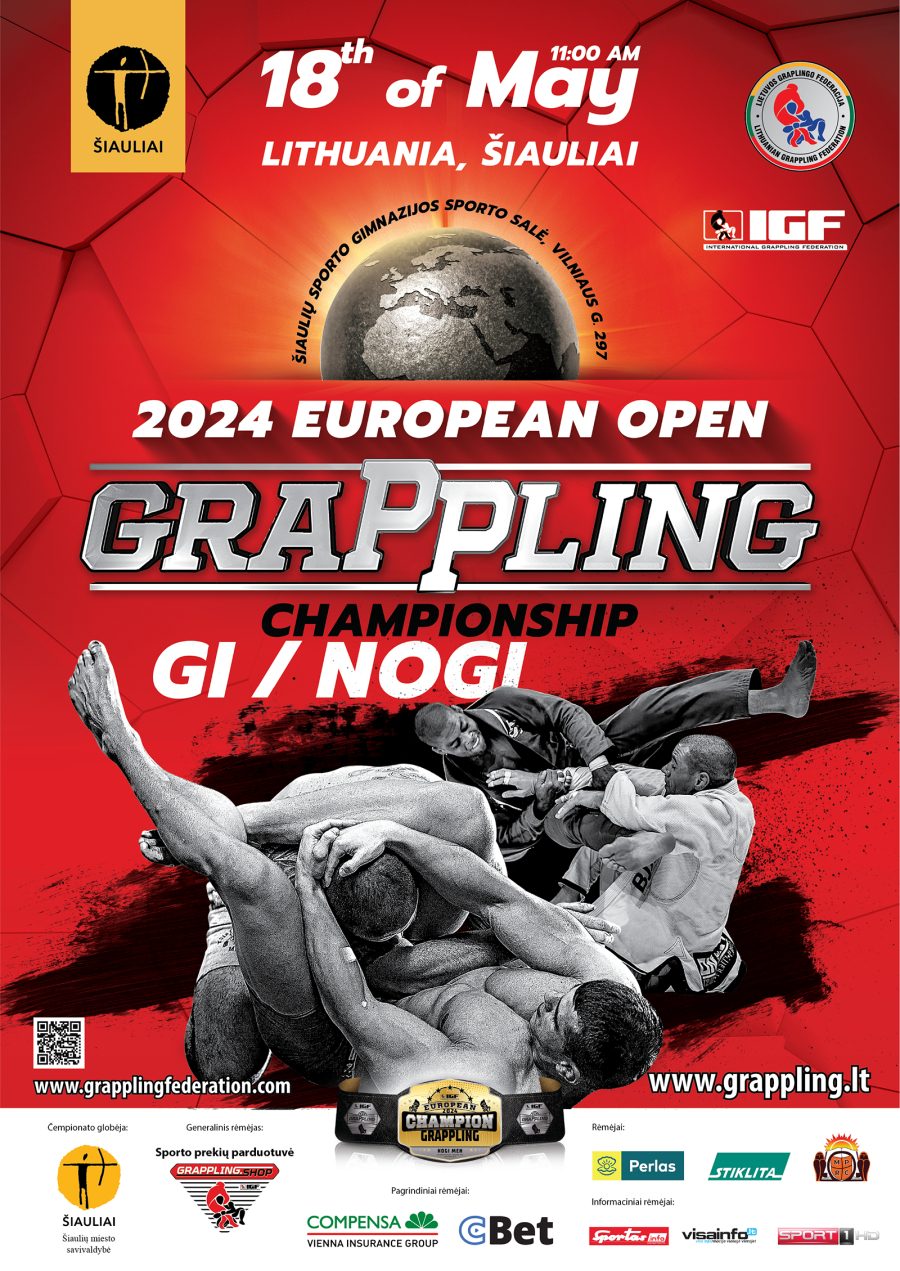 European Open Grappling Gi/NoGi Championship – poster