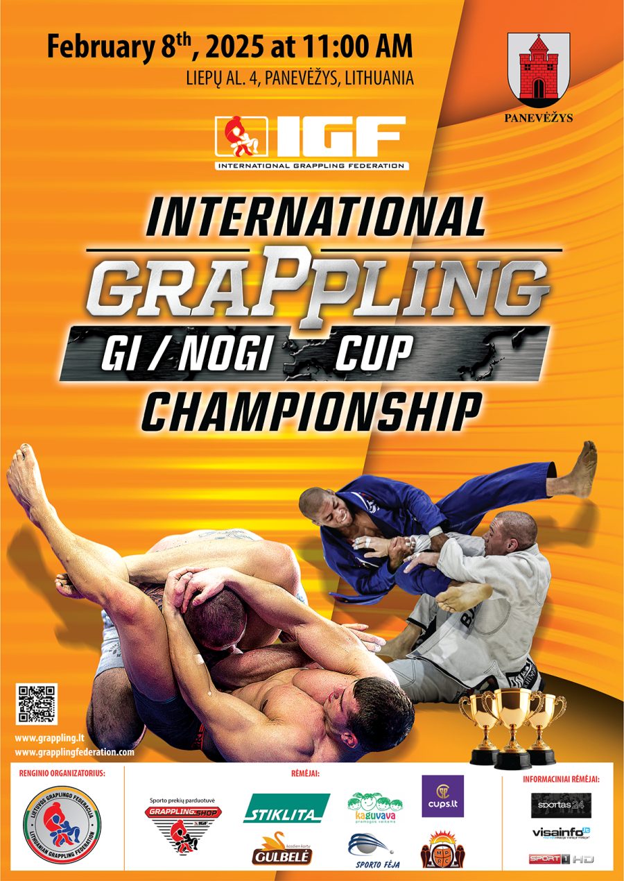 International Grappling Gi/NoGi Cup Championship – poster