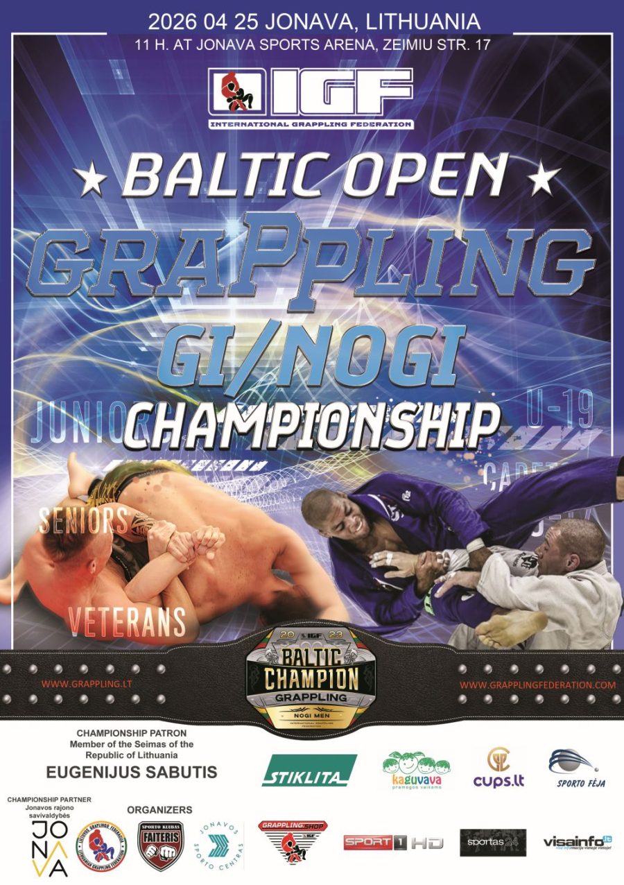 Baltic Open Grappling Gi/NoGi Championship – poster