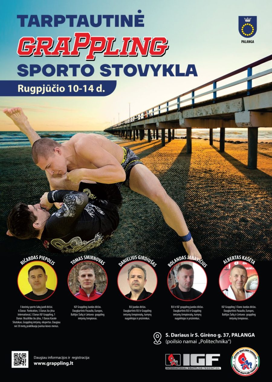 International Grappling Wrestling summer sports camp "Palanga 2025"